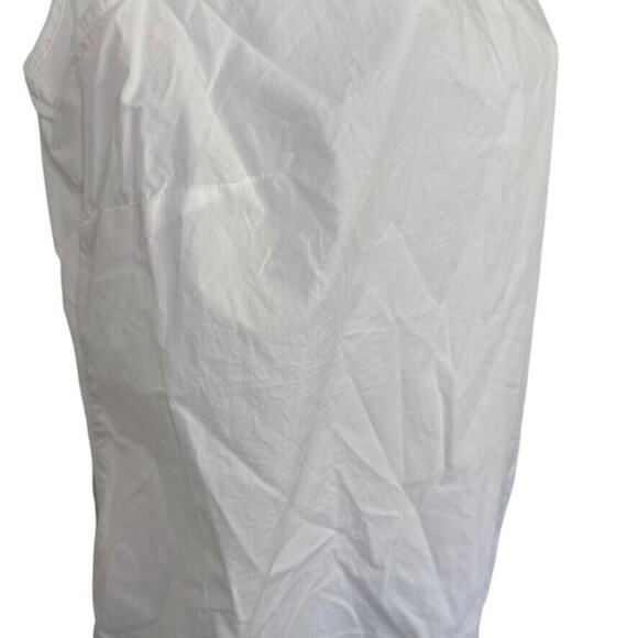 Talbots White Cotton Womens Sleeveless Top Beaded Rhinestones Colorful Shirt 12 - Picture 3 of 16